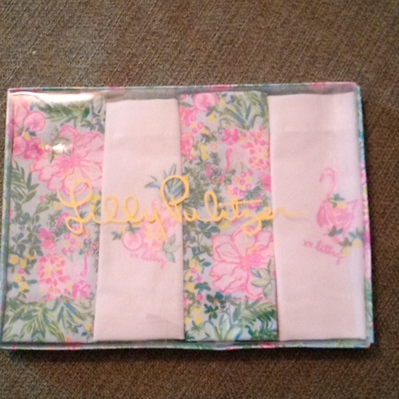 Lilly Pulitzer 4pc.napkin set - Picture 1 of 1